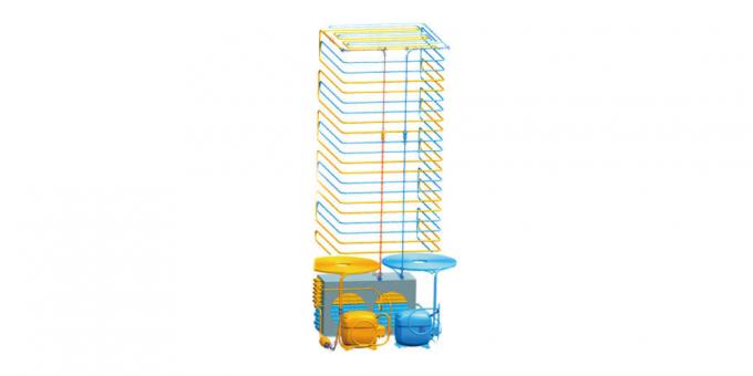 Midea -86°C Laboratory Freezer with stainless steel interior